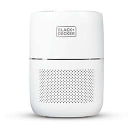 Black & Decker™ Tabletop Air Purifier with Indicator Lights in White
