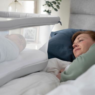 HALO&reg; BassiNest&reg; Swivel Sleeper 3.0 in Grey. View a larger version of this product image.