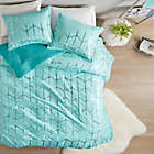 Alternate image 4 for Intelligent Design Raina 3-Piece Full/Queen Comforter Set in Aqua/Silver