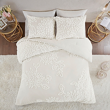 Madison Park&reg; Veronica 3-Piece King/California King Comforter Set in Off White. View a larger version of this product image.