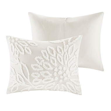 Madison Park&reg; Veronica 3-Piece King Comforter Set in Off White. View a larger version of this product image.