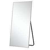 Neutype Contemporary Full Length 31-Inch x 71-Inch Rectangular Floor Mirror in Silver
