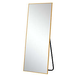 Neutype Contemporary Full-Length 31-Inch x 71-Inch Rectangular Floor Mirror in Gold