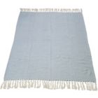 Alternate image 5 for Everhome&trade; Herringbone Fringe Throw Blanket in Ether