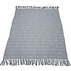 Alternate image 2 for Everhome&trade; Fringe Stripe Throw Blanket in Microchip
