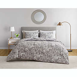 Cali 8-Piece Reversible Full Comforter Set in Grey