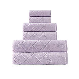 Enchante Home Gracious 6-Piece Bath Towel Set in Lilac