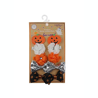 Capelli&reg; New York 10-Piece Halloween Hair Clips. View a larger version of this product image.