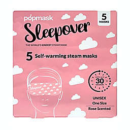 Popmask 5-Pack Sleepover Self-Warming Rose Scented Sleep Masks
