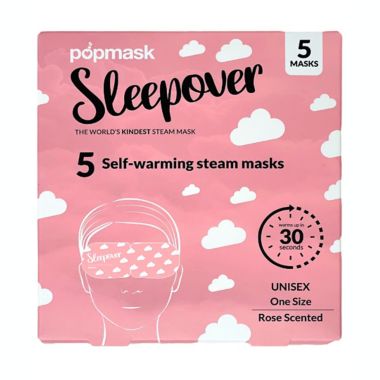 Popmask 5-Pack Sleepover Self-Warming Rose Scented Sleep Masks. View a larger version of this product image.