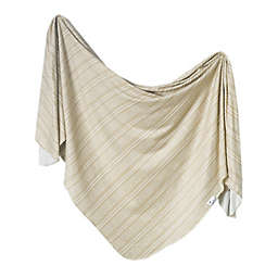 Copper Pearl™ Clay Knit Swaddle Blanket in Brown
