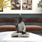Alternate image 12 for Ridge Road Decor Polystone Buddha Sculpture in Black