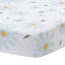 Lambs & Ivy® Sweet Daisy Cotton Fitted Crib Sheet