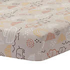 Alternate image 0 for Lambs &amp; Ivy&reg; Baby Noah Cotton Fitted Crib Sheet in Taupe