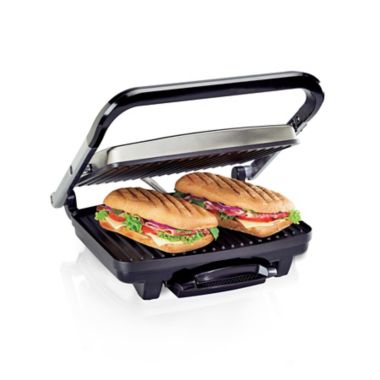 Mindre end Information gateway Hamilton Beach® Panini Press and Indoor Grill | Bed Bath & Beyond