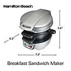 Alternate image 8 for Hamilton Beach&reg; Breakfast Sandwich Maker