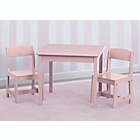 Alternate image 2 for Delta Children&reg; MySize 3-Piece Table and Chairs Set in Pink