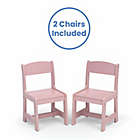 Alternate image 7 for Delta Children&reg; MySize 3-Piece Table and Chairs Set in Pink