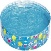 Intex&reg; Bestway Fill-N-Fun Paddling Inflatable Baby Pool in Blue