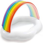 Intex&reg; Rainbow Cloud Inflatable Baby Pool in White