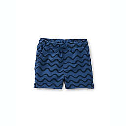 Tea Collection Vacation Baby Shorts in Blue