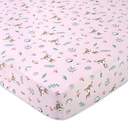 Fisher-Price® Woodland Wonders Crib Sheet in Pink
