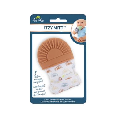 Itzy Ritzy&reg; Sun Mutlicolor Silicone Teething Teething Mitt. View a larger version of this product image.