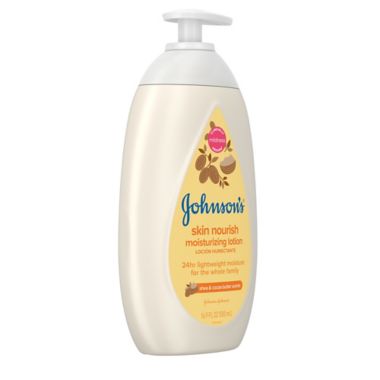 Johnson's 16.9 fl. oz. Skin Nourish Moisturizing Lotion in Shea and Cocoa Butter. View a larger version of this product image.