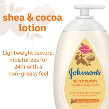 Johnson's 16.9 fl. oz. Skin Nourish Moisturizing Lotion in Shea and Cocoa Butter. View a larger version of this product image.