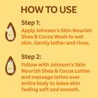 Alternate image 12 for Johnson's 20.3 fl. oz. Skin Nourish Moisturize Wash in Shea and Cocoa Butter