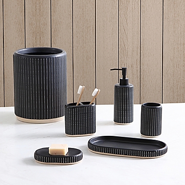 UGG&reg; Pinstripes Bath Accessory Collection. View a larger version of this product image.