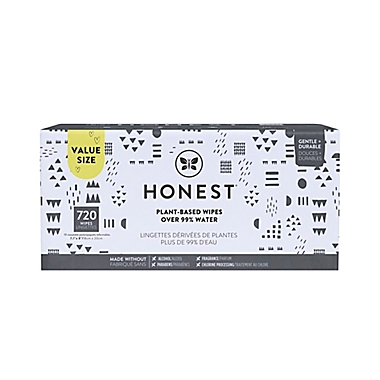 The Honest Company&reg; 720-Count Plant-Based Baby Wipes. View a larger version of this product image.