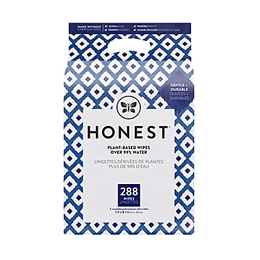 Honest&reg; Ikat 288-Count Plant-Based Baby Wipes. View a larger version of this product image.