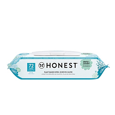 Honest&reg; Classic 72-Count Plant-Based Baby Wipes. View a larger version of this product image.