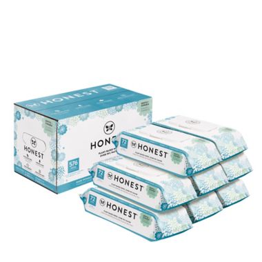 Honest&reg; Classic 576-Count Plant-Based Baby Wipes. View a larger version of this product image.