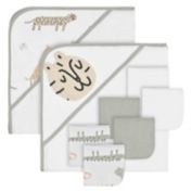 mighty goods&trade; 8-Piece Hooded Towel and Washcloth Set in Grey Multi