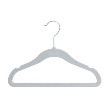 mighty goods&trade; 30-Pack Flocked Children's Hangers in Cool Grey. View a larger version of this product image.