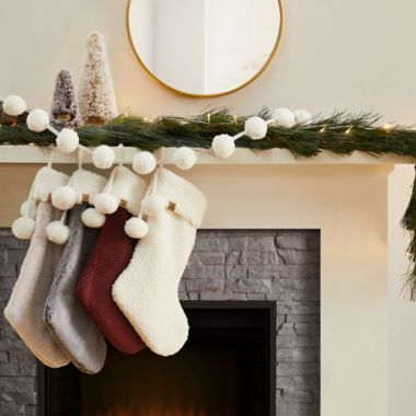 UGG&reg; Classic Sherpa Christmas Stocking in Cabernet. View a larger version of this product image.