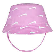 Nike&reg; Size 12-24M Swoosh Print Bucket Hat in Psychic Pink
