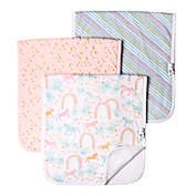Copper Pearl 3-Pack Whimsy Burp Cloths