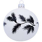Alternate image 2 for Bee &amp; Willow&trade; 8-Piece Glass Christmas Ornament Set in Black/Green