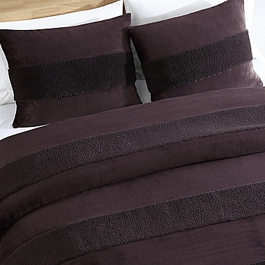 UGG&reg; Madison 3-Piece Full/Queen Comforter Set in Lodge. View a larger version of this product image.