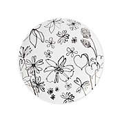kate spade new york Garden Doodle Accent Plates in White (Set of 4)