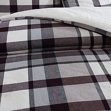 UGG&reg; Damien 3-Piece Reversible King Comforter Set in Lodge. View a larger version of this product image.