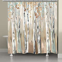 Laural Home® Woods at Dusk 71-Inch x 72-Inch Shower Curtain in Brown