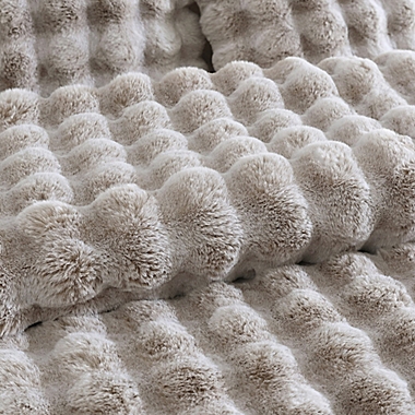 UGG&reg; Ridgeline Faux Fur 2-Piece Twin Comforter Set in Cashew. View a larger version of this product image.