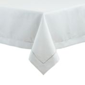 Saro Lifestyle Bourget Embroidered Border 50-Inch x 70-Inch Tablecloth in White