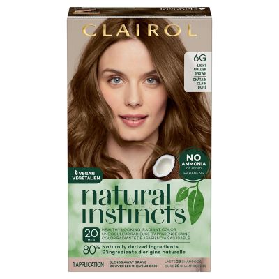 Clairol&reg; Natural Instincts Ammonia-Free Semi-Permanent Color 12 Toasted Almond/Lt. Golden Brown