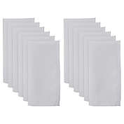 Saro Lifestyle 20-Inch Square Everyday Napkins in White (Set of 12)