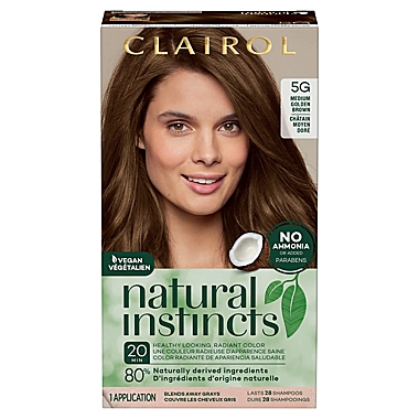 Clairol&reg; Natural Instincts Ammonia-Free Semi-Permanent Color in 18 Pecan/Medium Golden Brown. View a larger version of this product image.